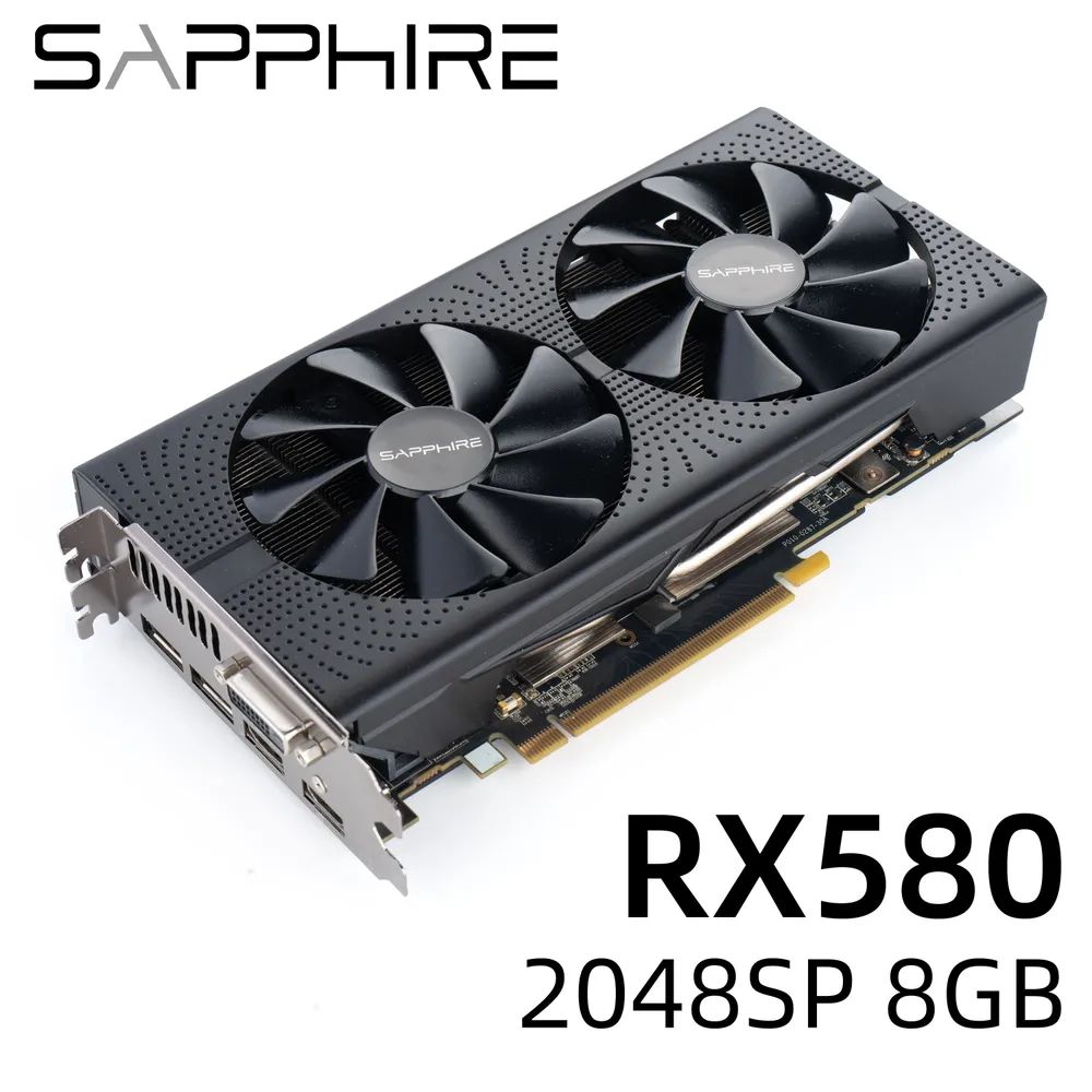 ВидеокартаRadeonRX580SaphirePulse8ГБ(46785335)