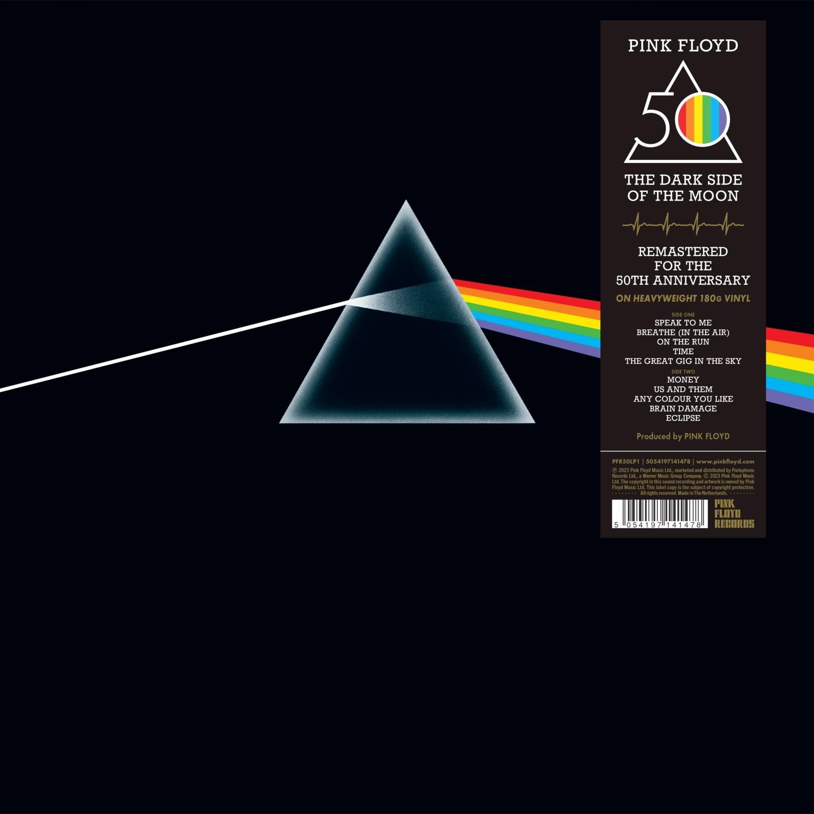 Pink Floyd. The Dark Side Of The Moon (LP) (50th Anniversary) - новая запечатанная виниловая пластинка