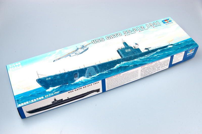 Trumpeter 05905 1/144 USS Кошка SS-212 1941Корабль