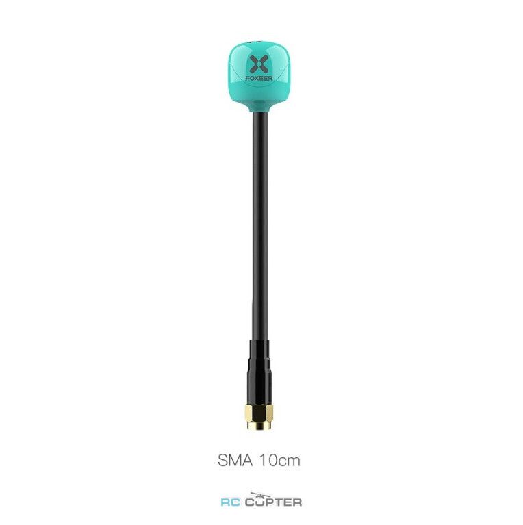 Антенна Foxeer Lollipop 4 Plus High Quality 5.8G 2.6dBi FPV Omni LDS Antenna (2pcs) RHCP 10CM SMA (Цвет: Бирюзовый)