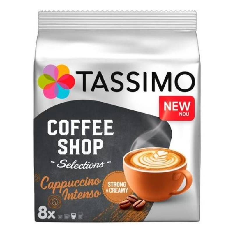 КапсулыдлякофемашинTassimoCoffeeShopSelectionsCappuccinoIntenso