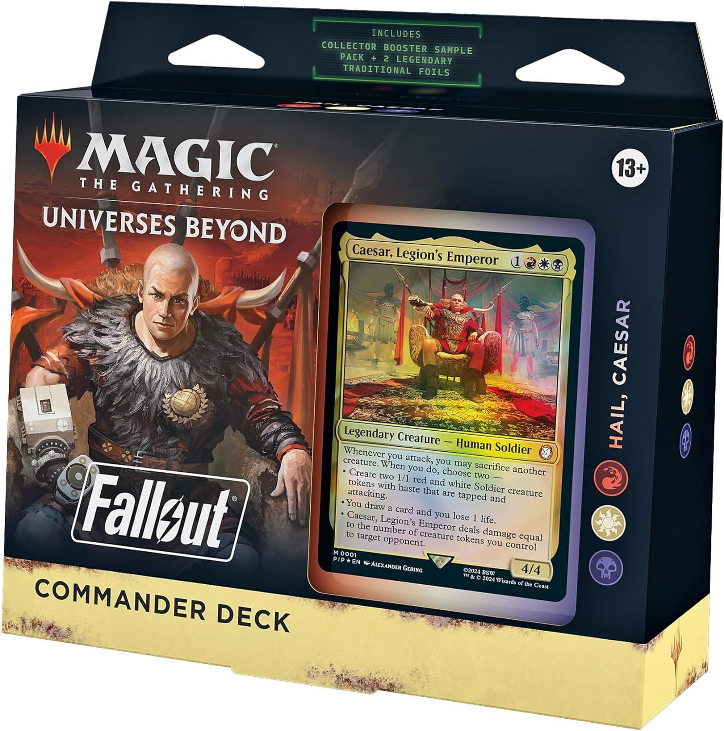 MTG: Колода Commander Deck - Hail, Caesar издания Universes Beyond: Fallout  на английском языке - купить с доставкой по выгодным ценам в  интернет-магазине OZON (1547832264)