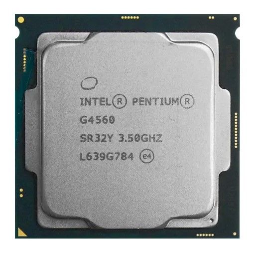 Процессор Socket LGA 1151 v1 Intel Pentium G4560 ( 2 ядра 4 потока 3500 МГц 3,5 ГГц кэш 3 Мб 54Вт 54W )