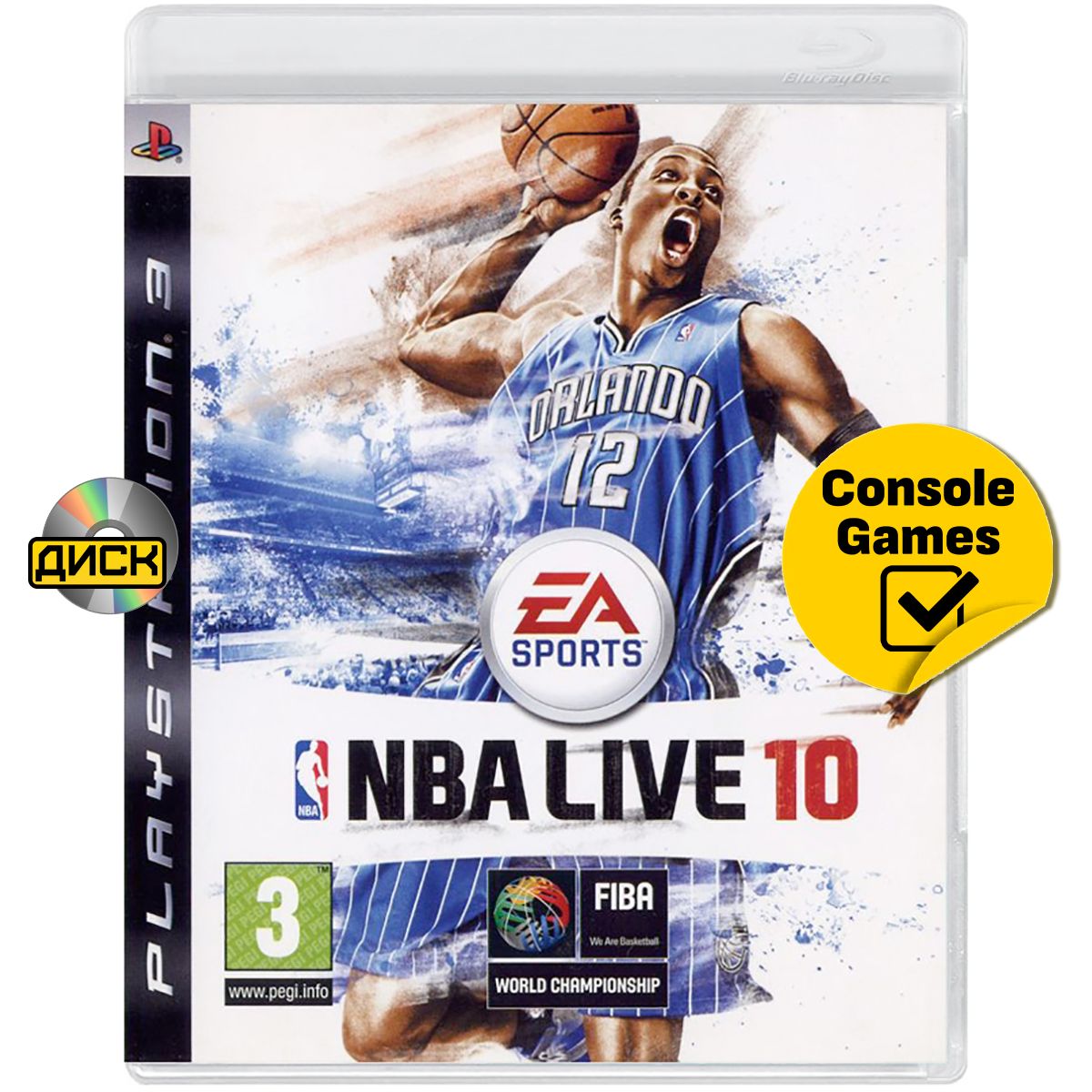 PS3 NBA LIVE 10 (английская версия). Товар уцененный