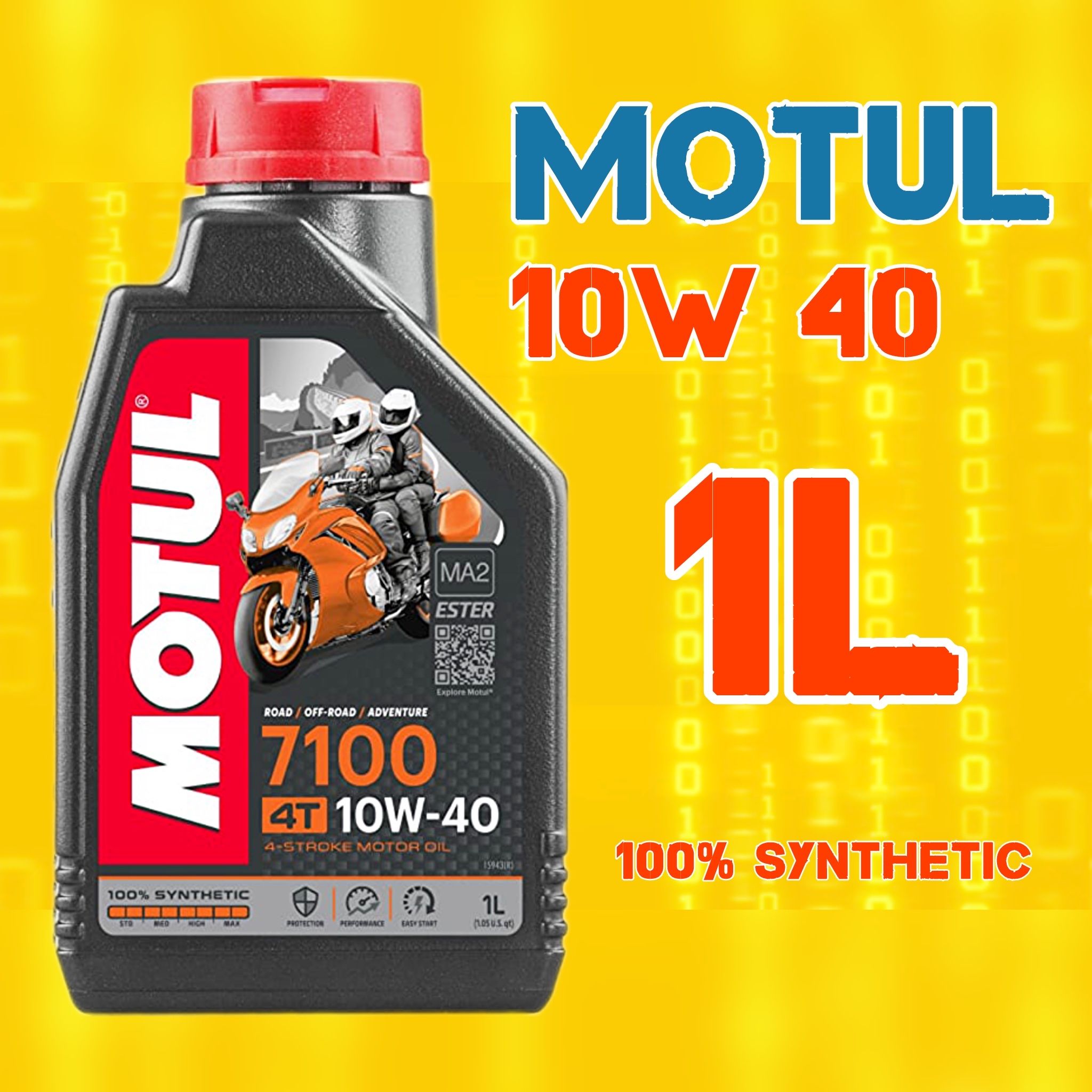 MOTUL10W-40Масломоторное,Синтетическое,0.95л