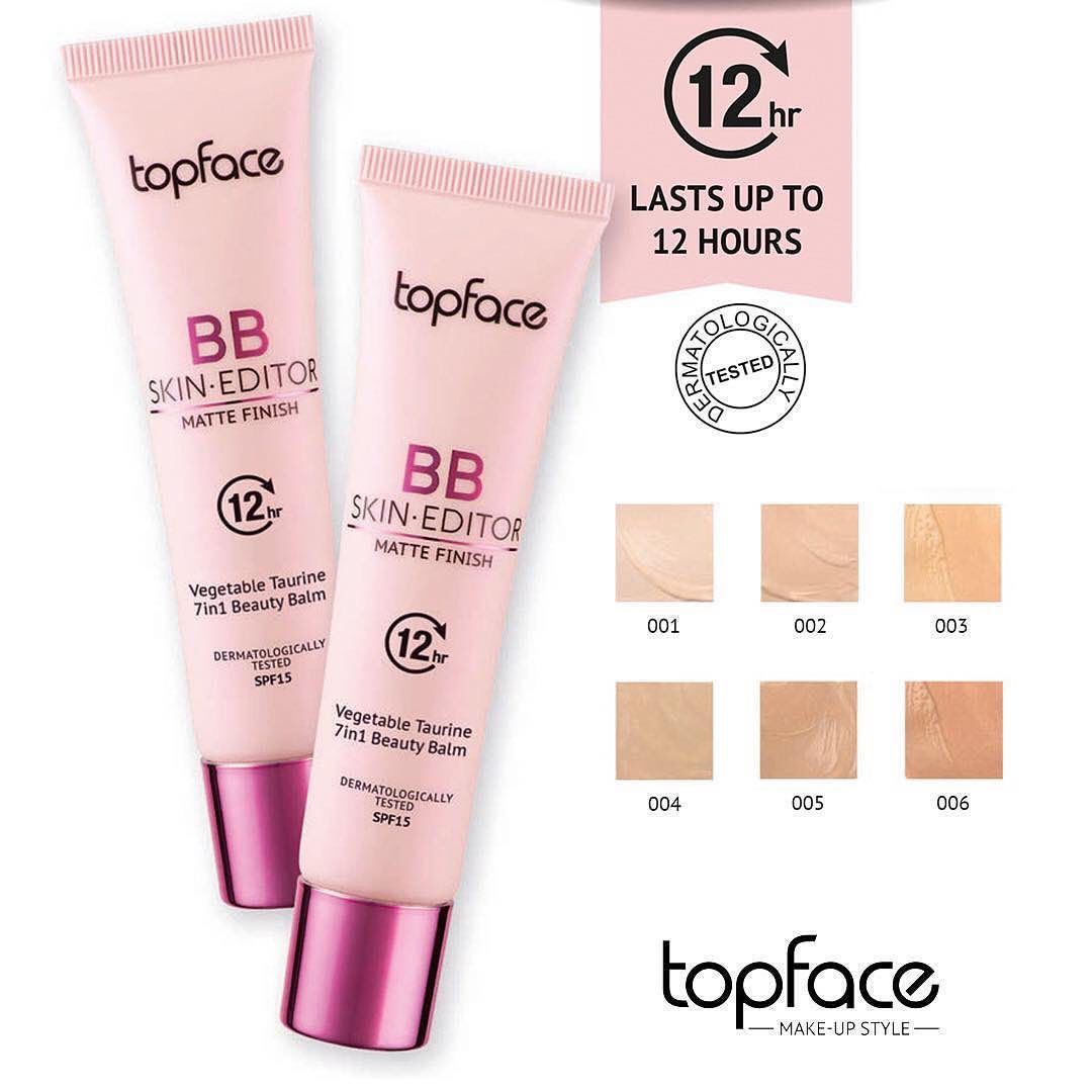 Topface Тональный крем BB Skin Editor matte finish SPF15 PT462, тон 002