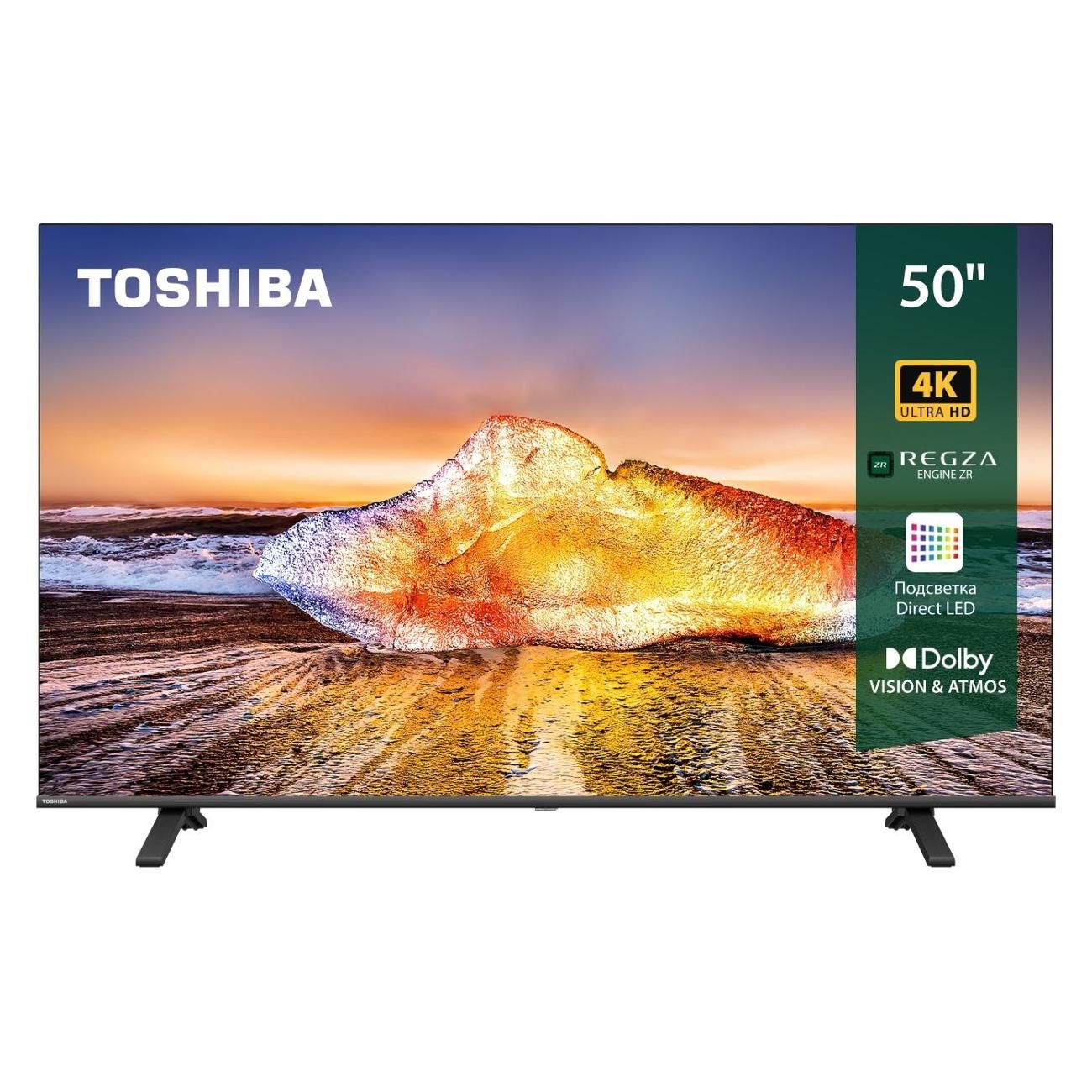 Toshiba Телевизор 50" 4K UHD, черный