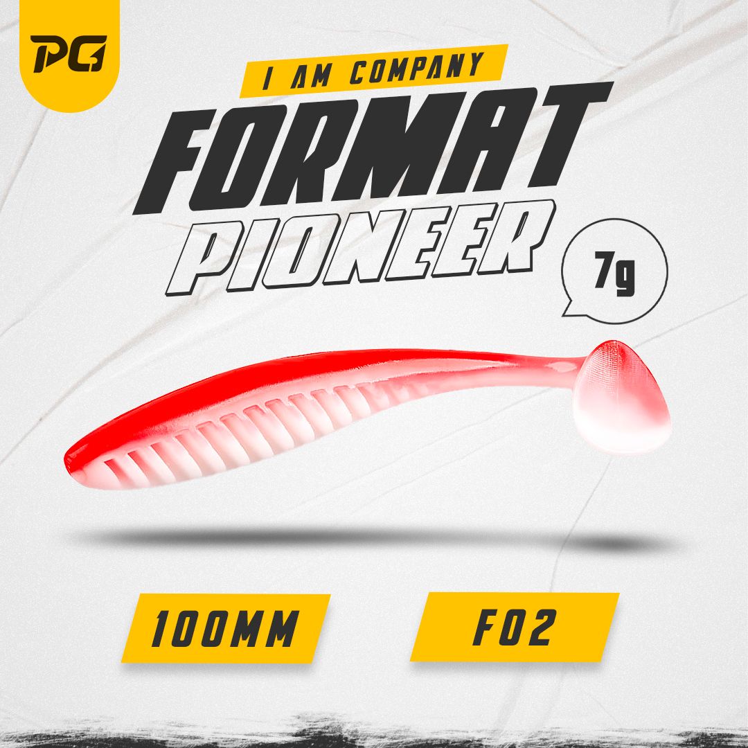 СиликоноваяприманкаFORMATPIONEER100mm(5шт.)цветF02