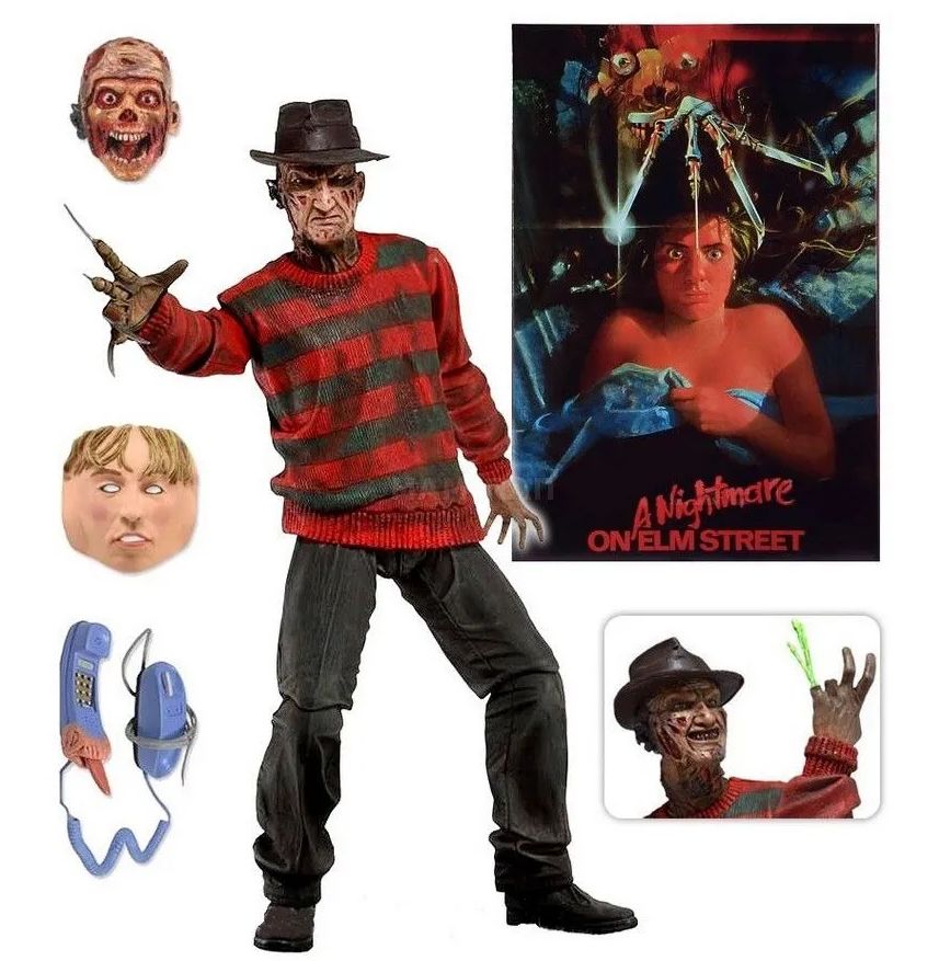 Фигурка Кошмар на улице Вязов, Фредди Крюгер / A Nightmare on Elm Street, Freddy Krueger (18см)