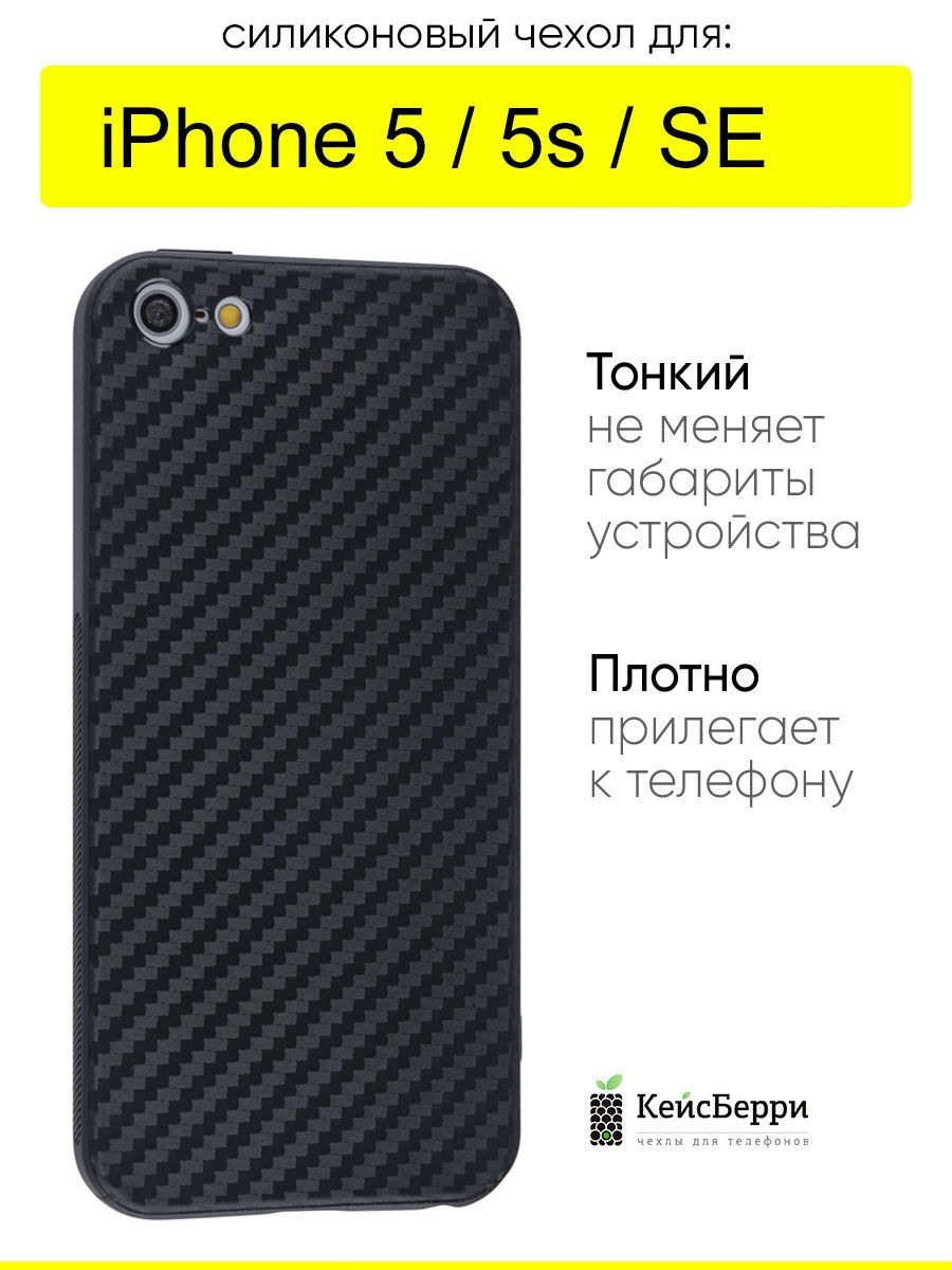 ЧехолдляiPhone5,5S,SE2016,серияCarboniferous