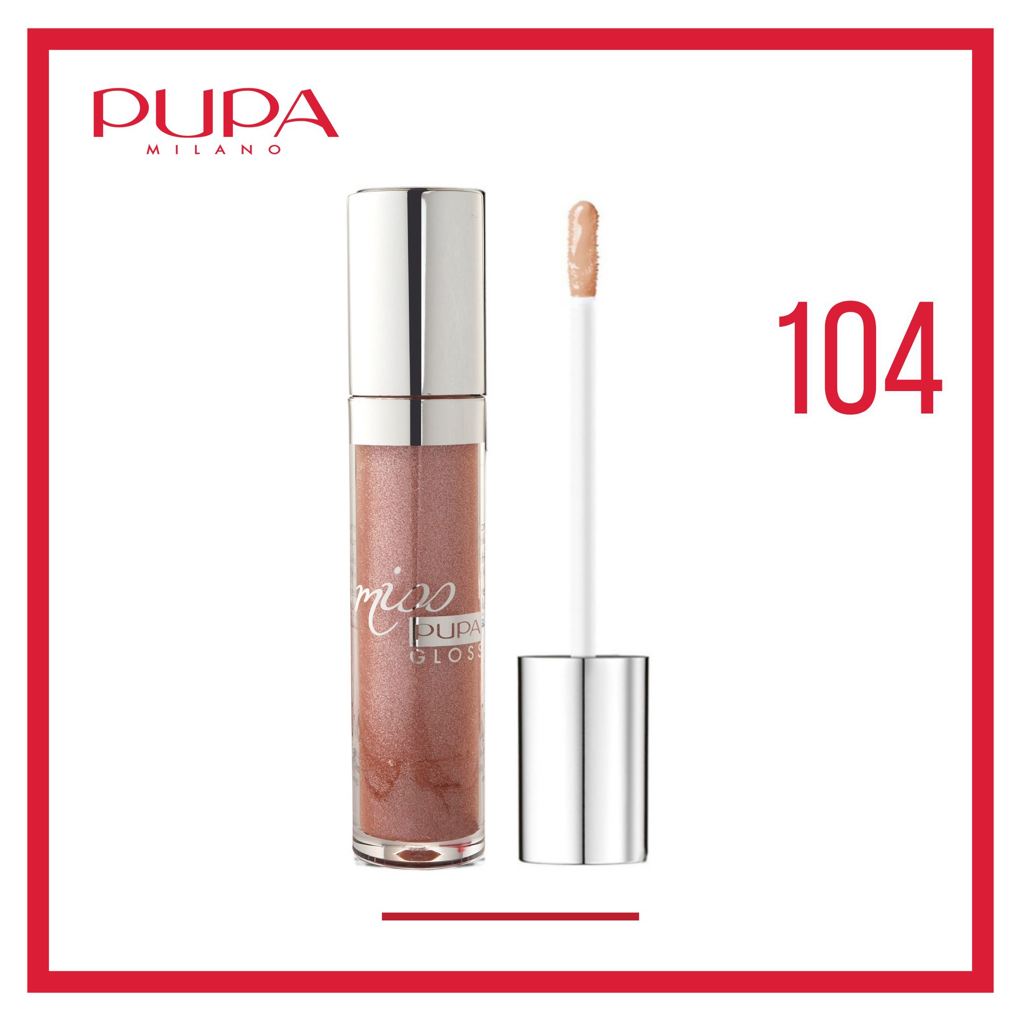 PUPA Блеск для губ Miss Pupa Gloss 104