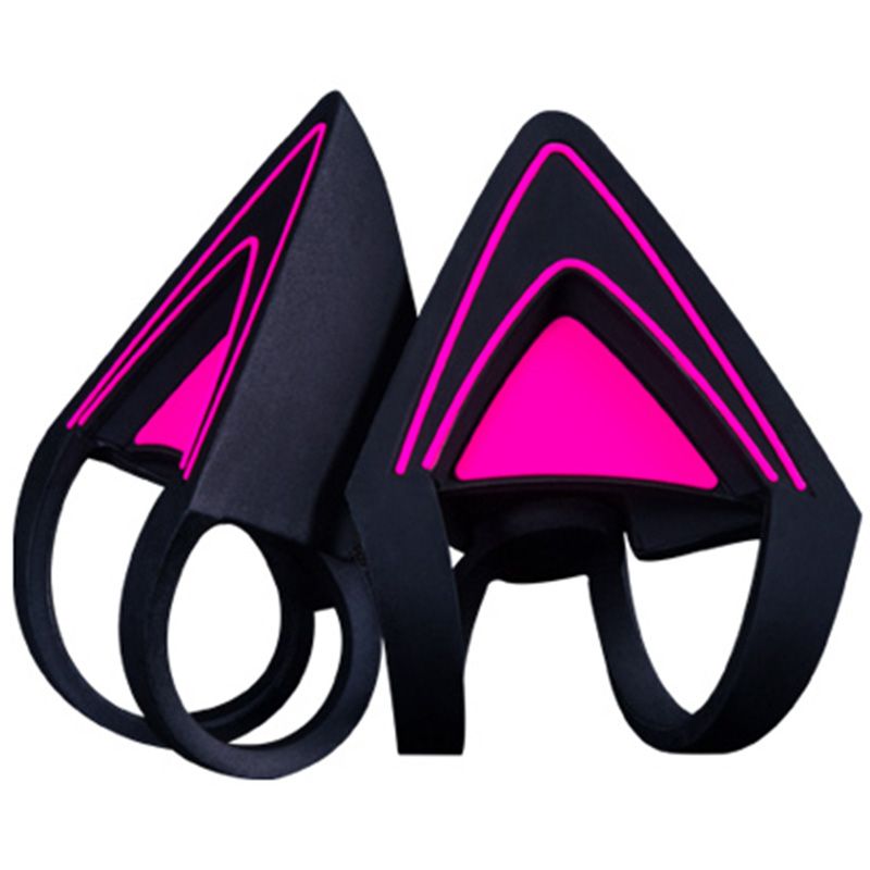 Ушки для наушников. Насадки ушки. Razer kitty ears v2. Насадки-ушки для наушников. Наушники razer с ушками.