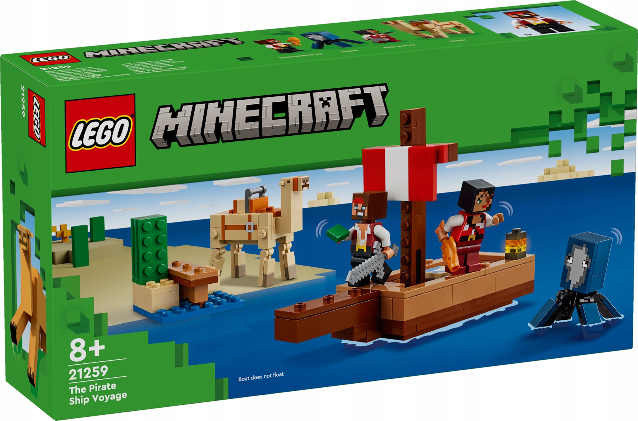 Lego minecraft barco pirata on sale