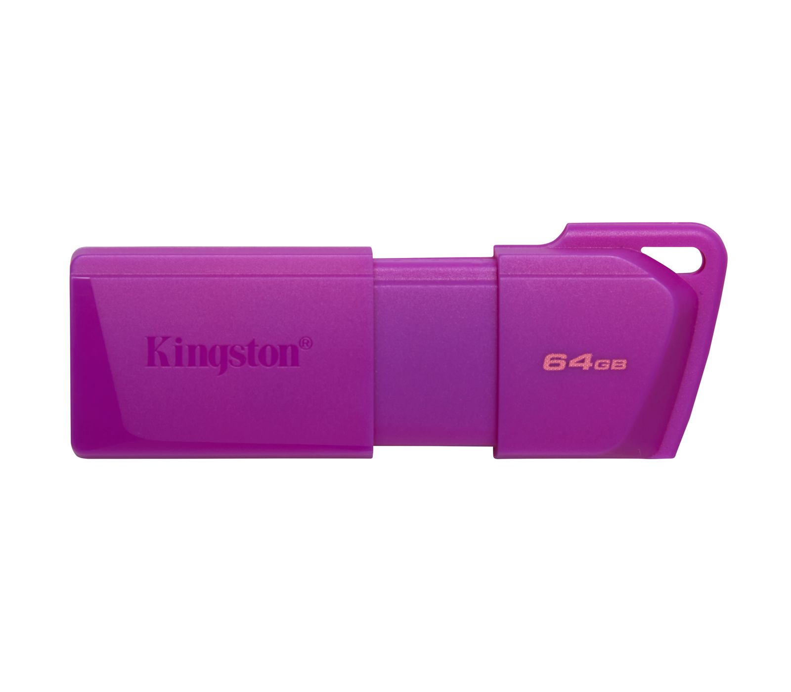 Накопитель Kingston USB3.2 Flash 64GB DataTraveler Exodia M - Neon, фиолетовый