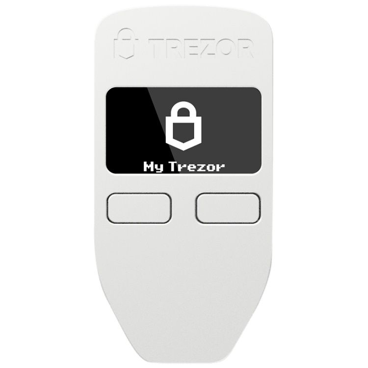 Аппаратный криптокошелек Trezor Model One, White