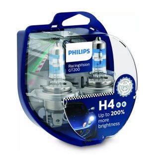 АвтолампаH412v60/55w+200%яркостиRACINGVISIONGT200(к-т2шт.)PHILIPS