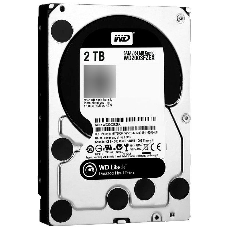 WD Western Digital 2 ТБ Внутренний жесткий диск (WD2003FZEX-00SRLA0) 