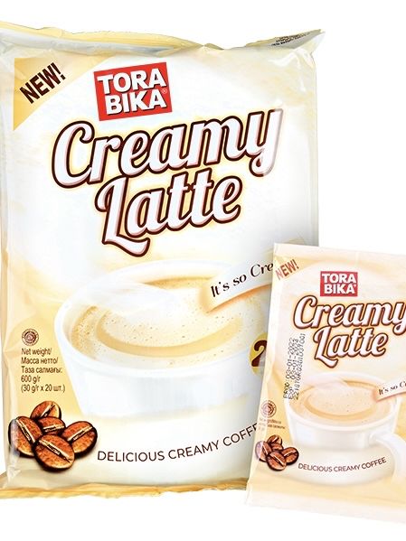 Кофейный напиток 3в1 Торабика "Creamy latte" 20 пак по 30 г