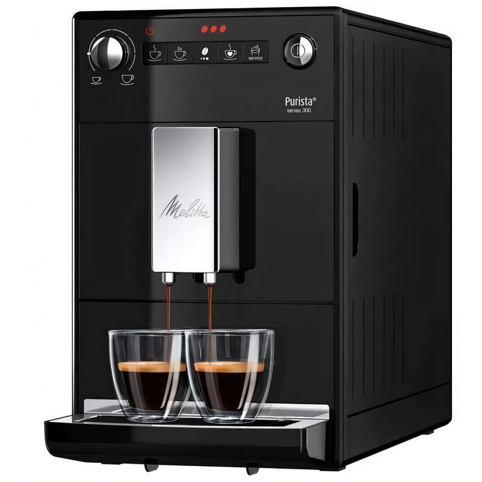 АвтоматическаякофемашинаMelittaF230-102CaffeoPuristaSeries300,чёрная