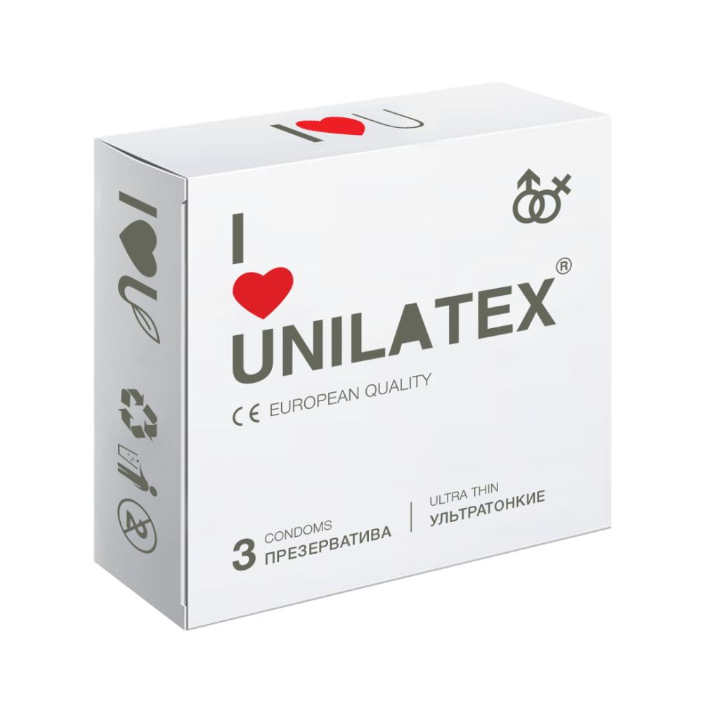 Презервативы UNILATEX UltraThin, 3 шт.