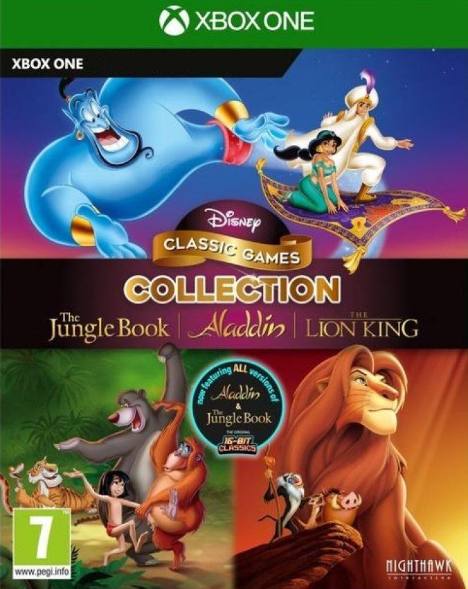 Игра Disney Classic Games The Jungle Book, Aladdin and The Lion King (Книга джунглей, Аладдин и Король Лев) Xbox One, Series X Диск на Xbox