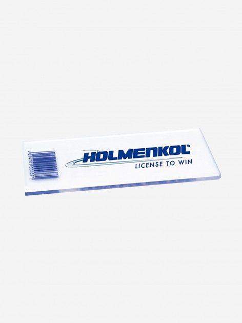 Скребок для лыж Holmenkol 5mm plastic scraper прозрачный/синий