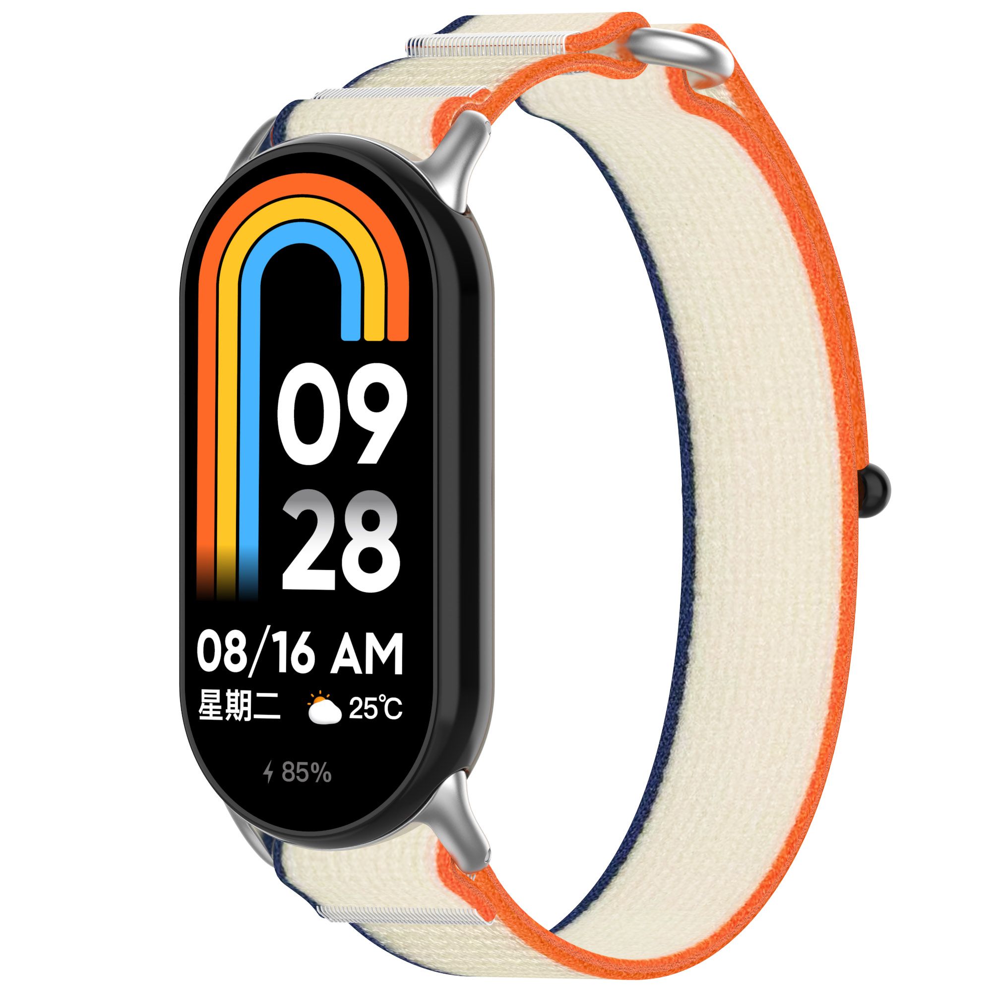 ПлетеныйнейлоновыйремешокдляXiaomiMiBand98