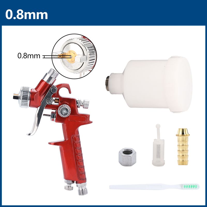 краскопульт пневматический с воздушной головой ЕVО, дюзой 0.8