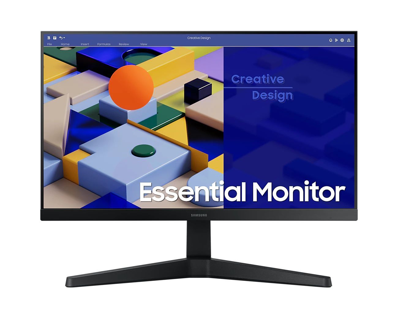 Samsung22"МониторEssentialMonitorLS22C310EAIXCI,черный