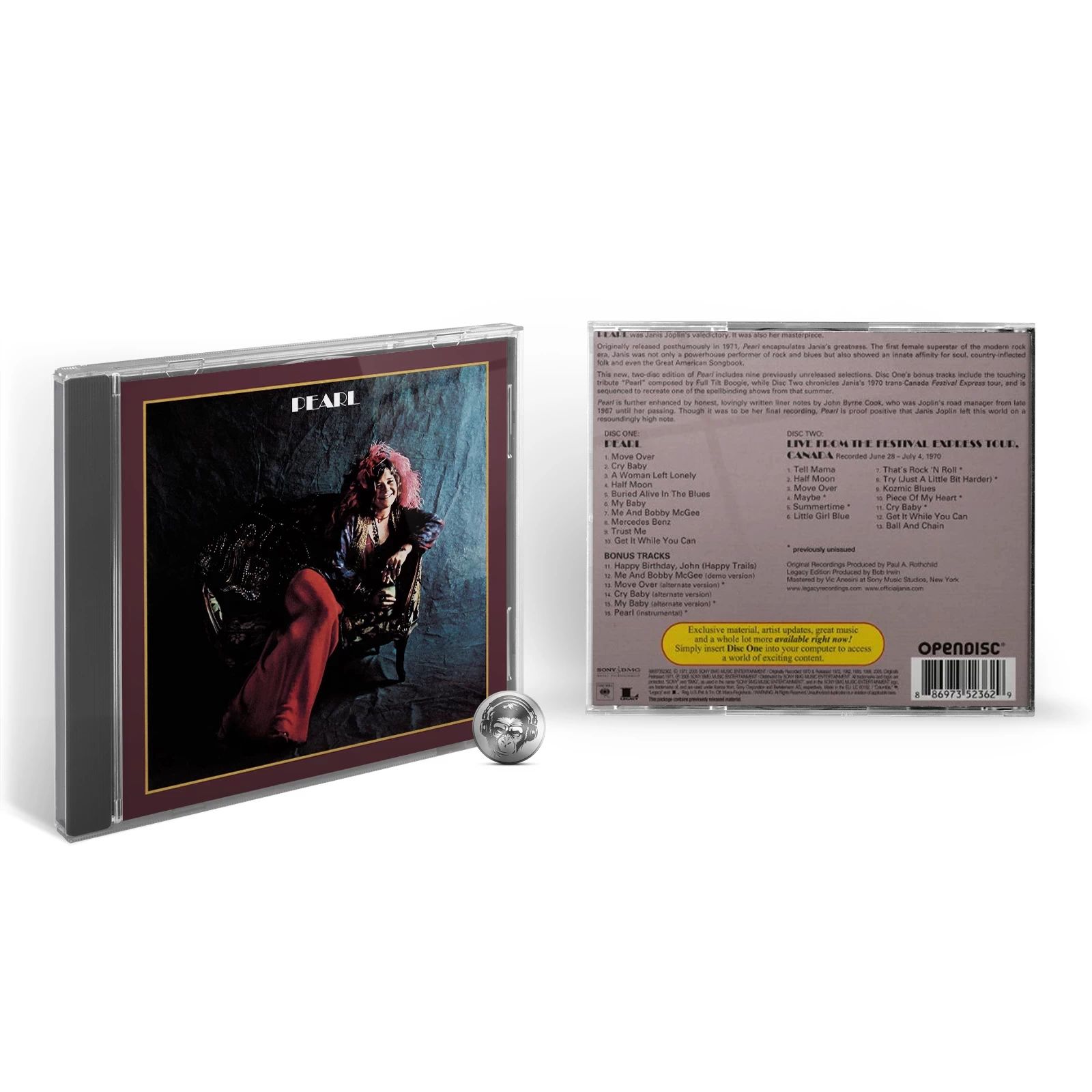 Музыкальный диск Janis Joplin - Pearl - deluxe (2CD) 2008 Columbia, Jewel, Deluxe