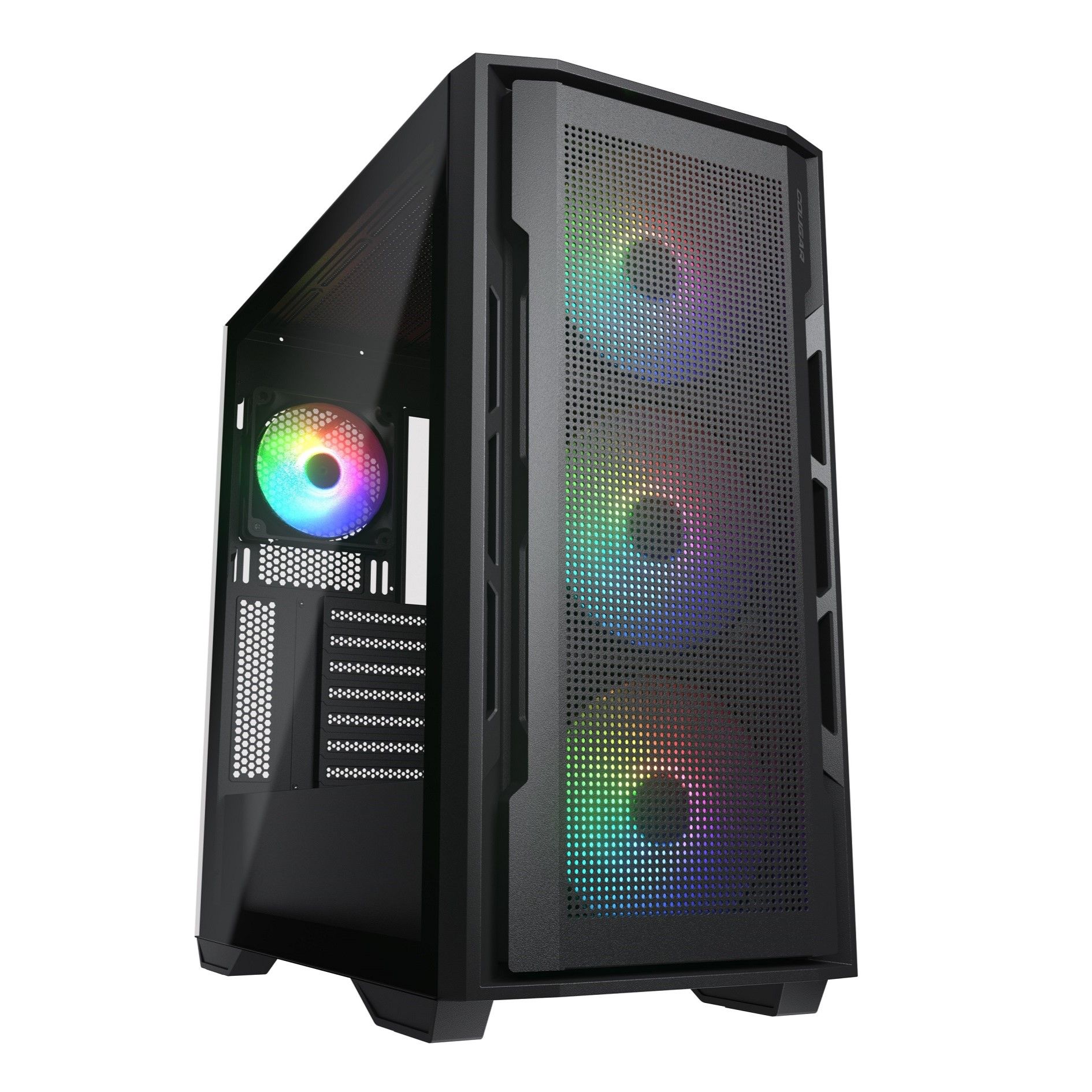 Корпус Cougar Uniface X RGB Black, 3x140mm ARGB +1x120mm ARGB Fan, без БП, E-ATX