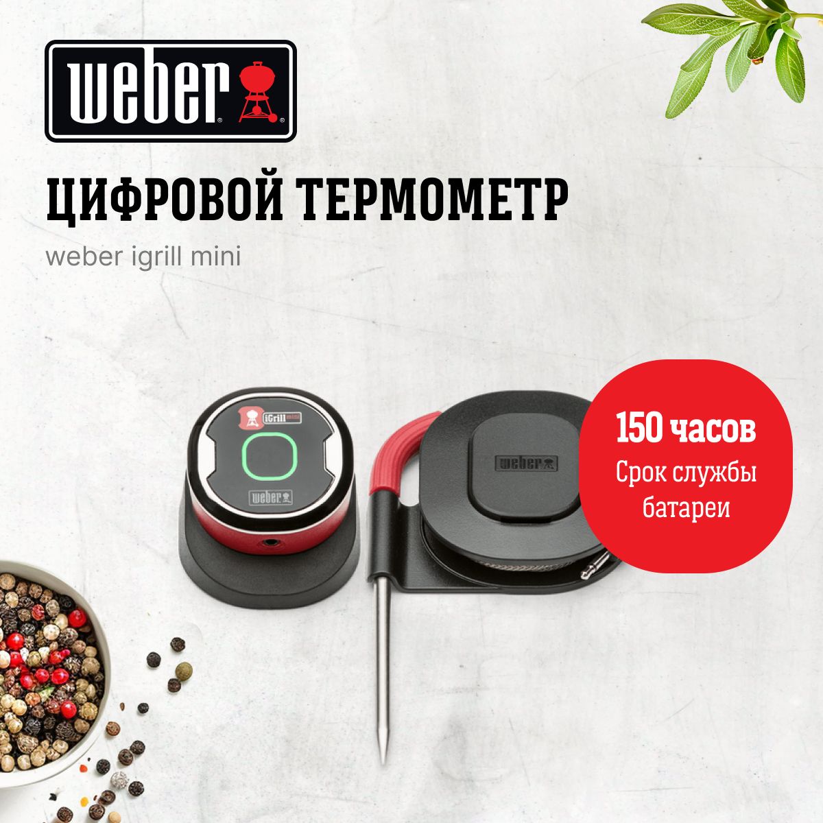 Цифровой термометр Weber iGrill Mini 7220