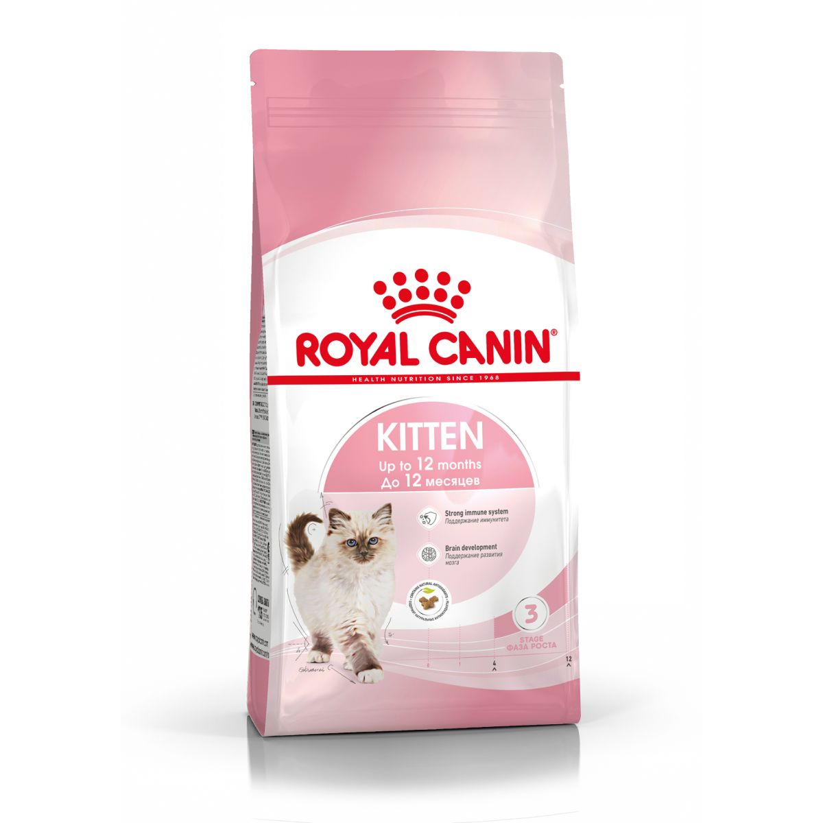 Royal Canin Kitten / Сухой корм Роял Канин Киттен для Котят в возрасте от 4 до 12 месяцев, 2 кг