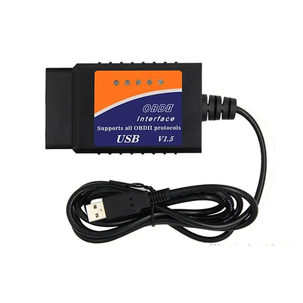 OBD2ELM327USBV1.5PIC18F25K80СканерOBDCH340Tchip