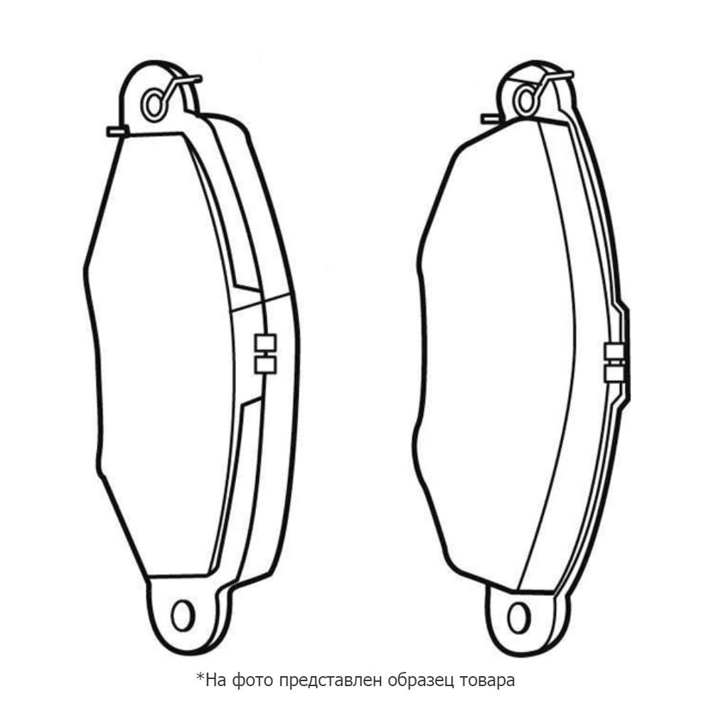 Колодки тормозные дисковые передние BLITZ BB0698, oem A116GN3501080