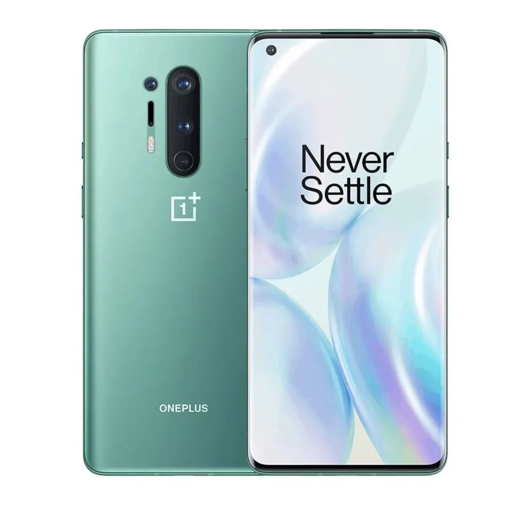 OnePlusСмартфонOnePlus8Pro5G(поддержкаNFC,русскийязык,поддержкаGoogle,DualSIM)8/128ГБ,зеленый