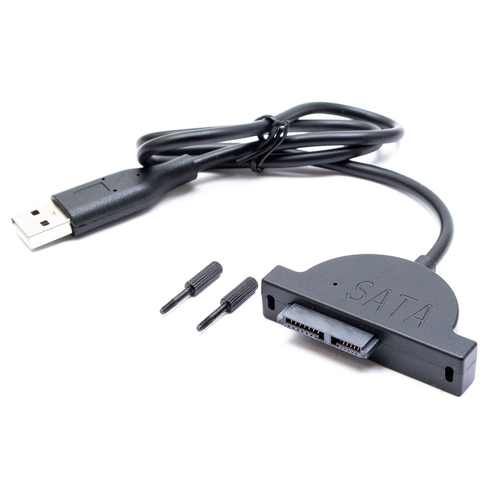 Кабель переходник USB для CD/DVD привода ноутбука с интерфейсом SATA