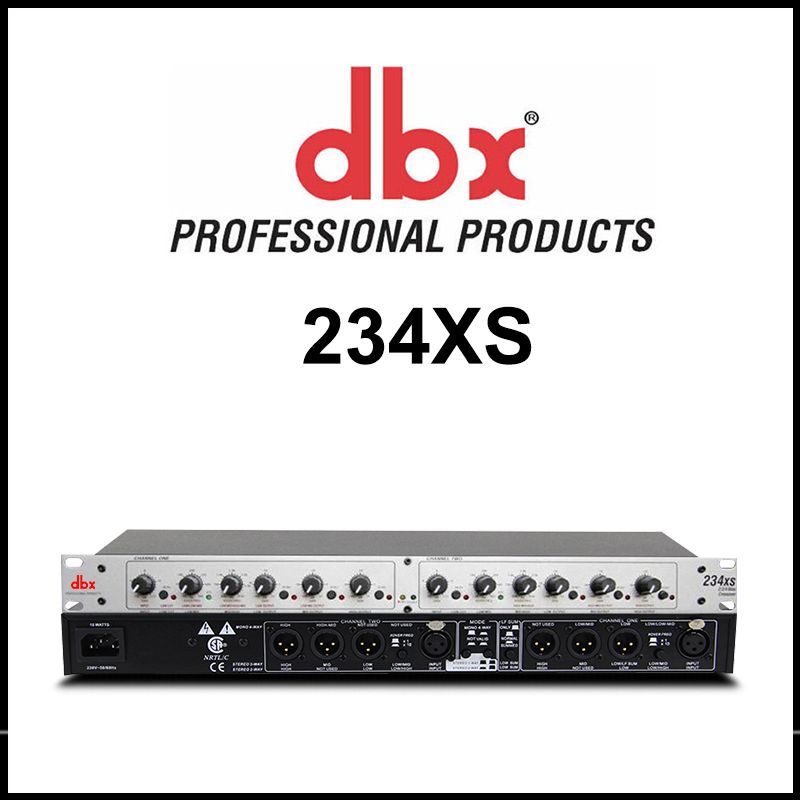 DBX234XSСабвуферэлектронныйкроссовер,3-хчастотныйаудиопроцессор