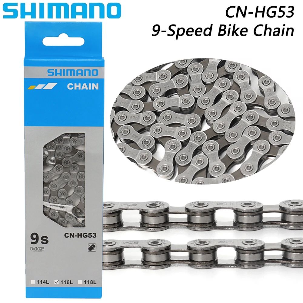 Цепь для горного/дорожного велосипеда SHIMANO CN-HG53 9S 116L