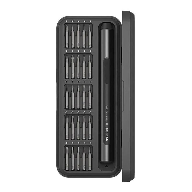 Электрическая отвертка Duka ATUMAN e1 25 b 1 Black. Биты Xiaomi. Бита Xiaomi.