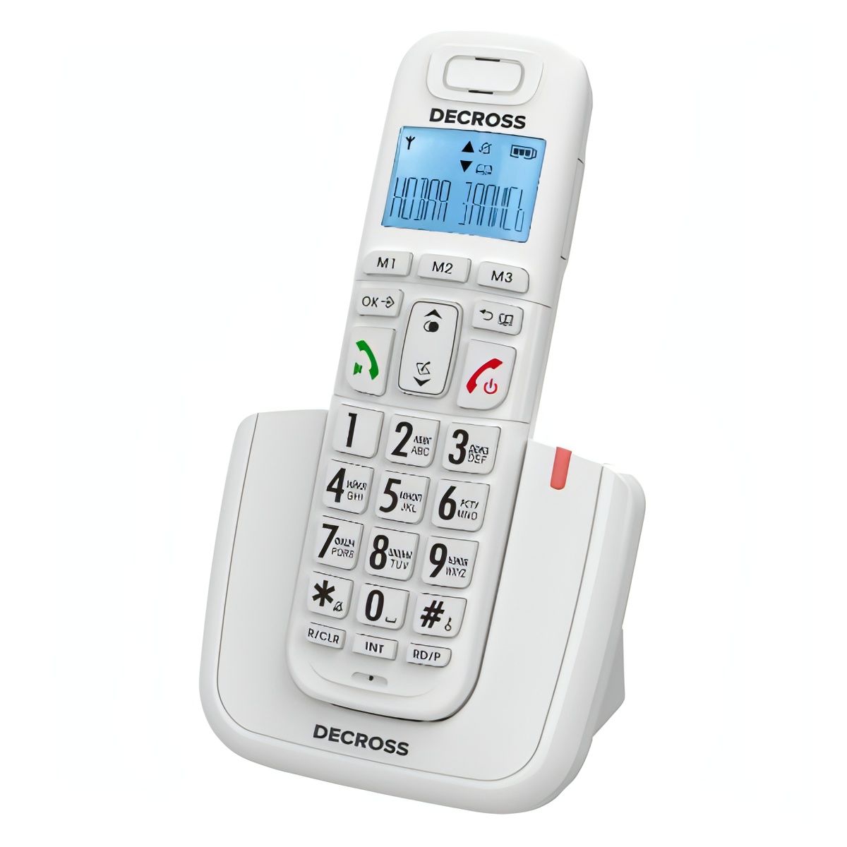 Телефон DECT DECROSS DC1014 Белый