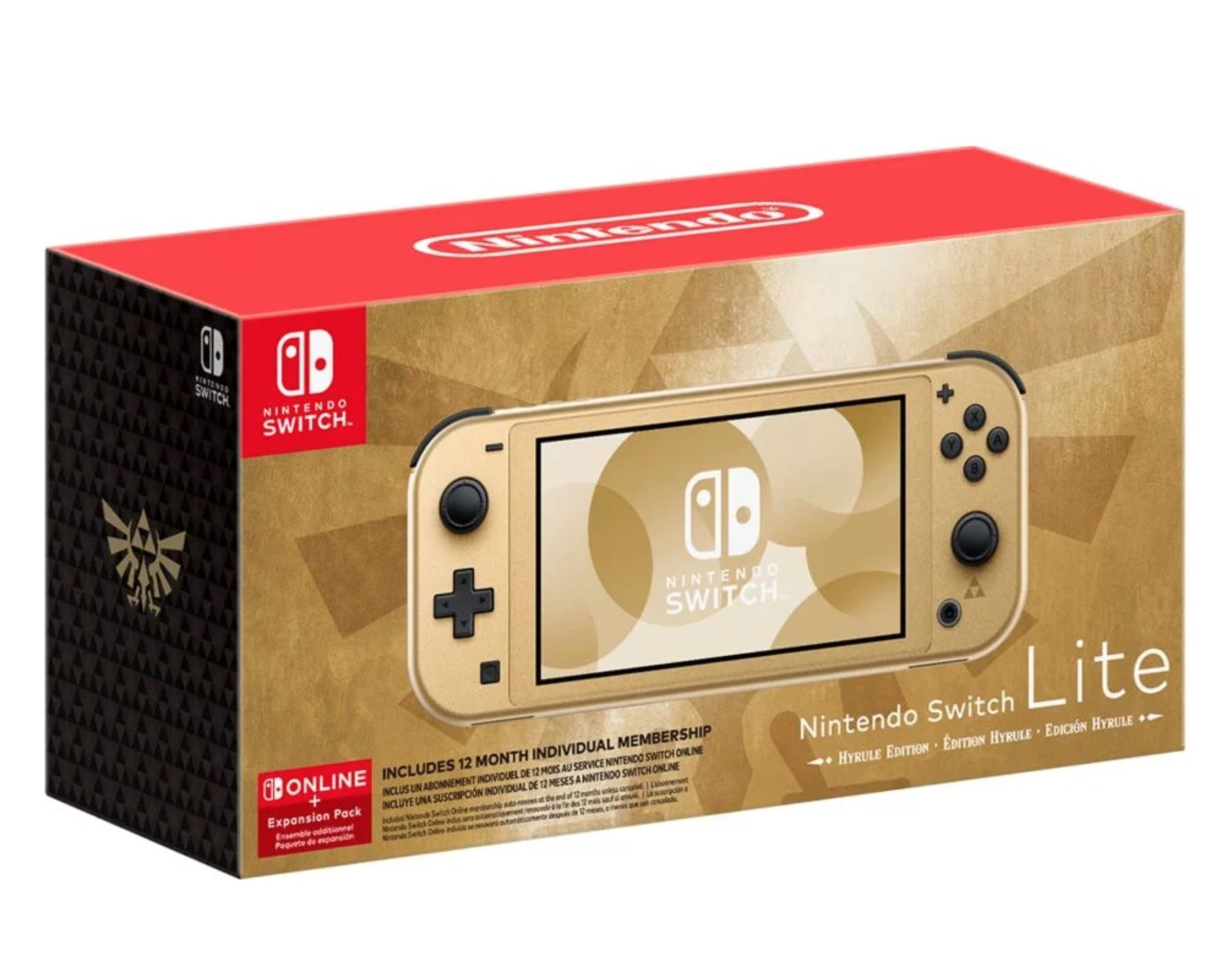 Игровая приставка Nintendo Switch Lite Hyrule Edition 32GB (Золотой)