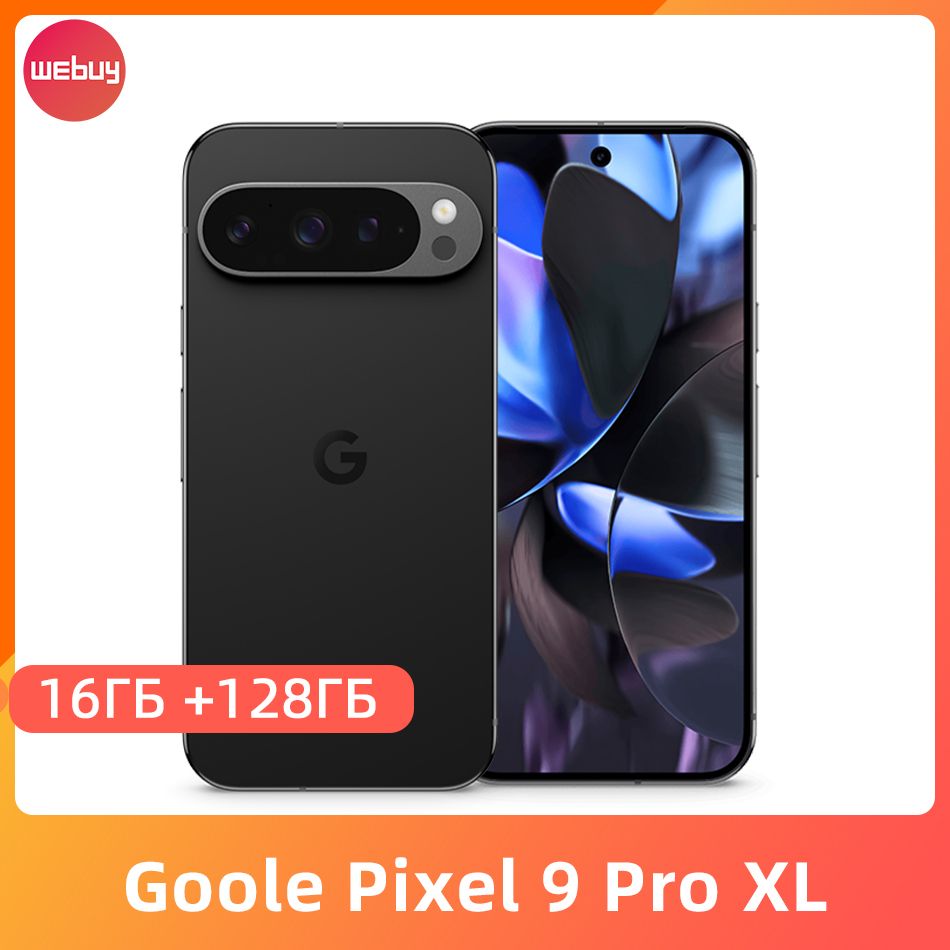 GoogleСмартфонGooglePixel9ProXLГлобальнаяверсия5GNFC50MPкамераСмартфонподдерживаетрусскийязык16/128ГБ,черный