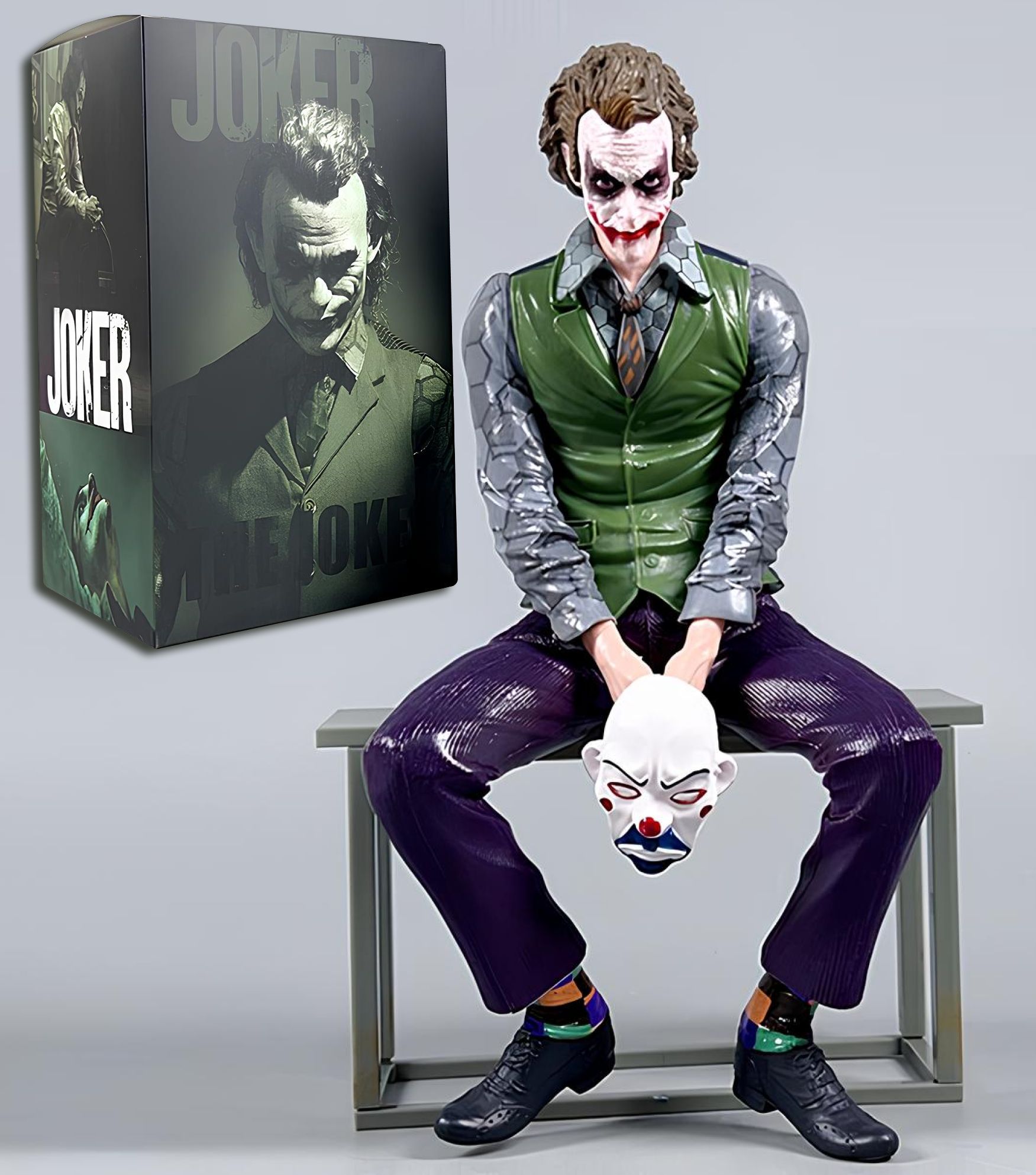 Фигурка Бэтмен Джокер темный рыцарь / Batman Joker The Dark Knight (25см)