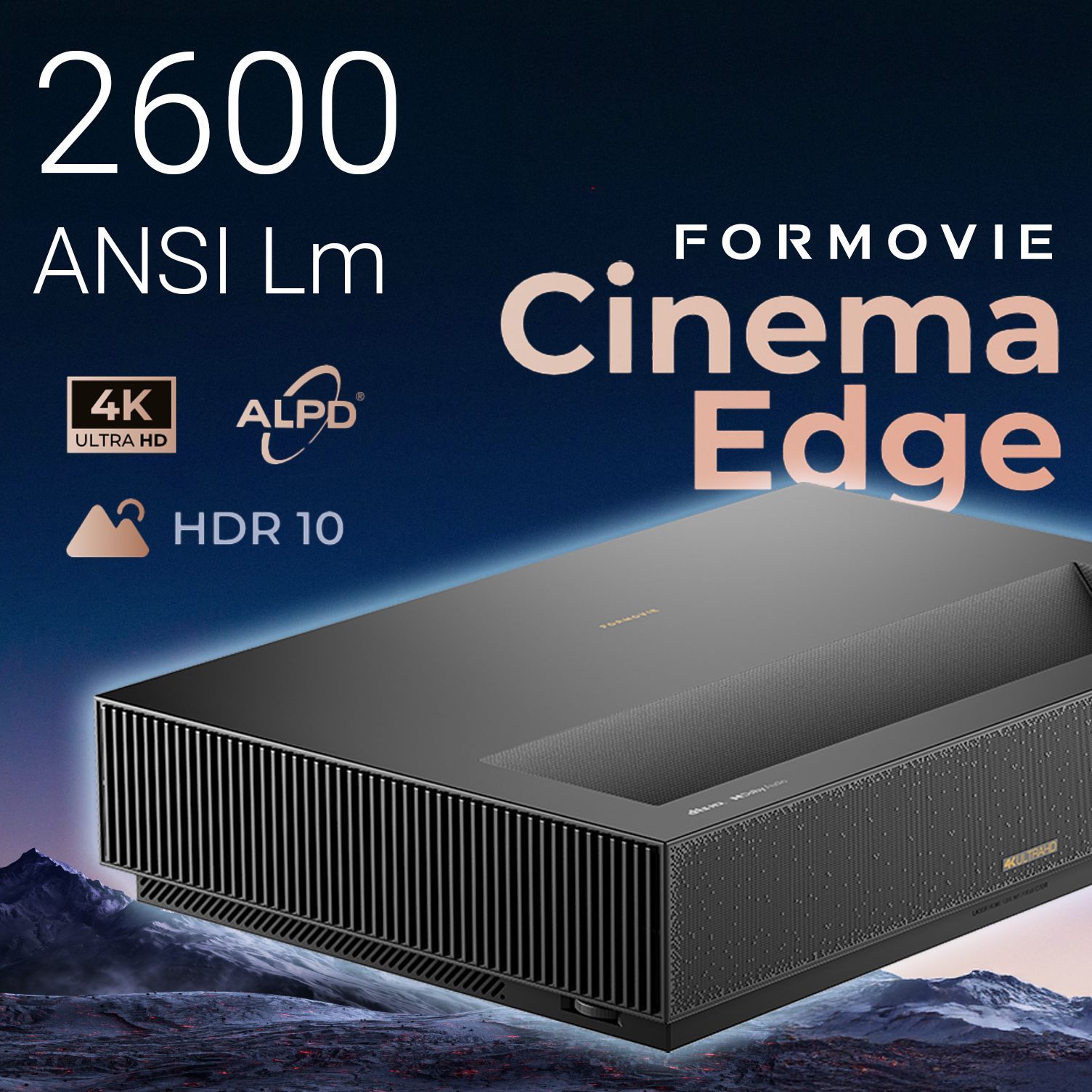 Лазерный 4К проектор Formovie Cinema Edge