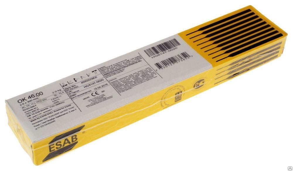 Электроды ESAB ОК 46.00 2,0мм 2кг