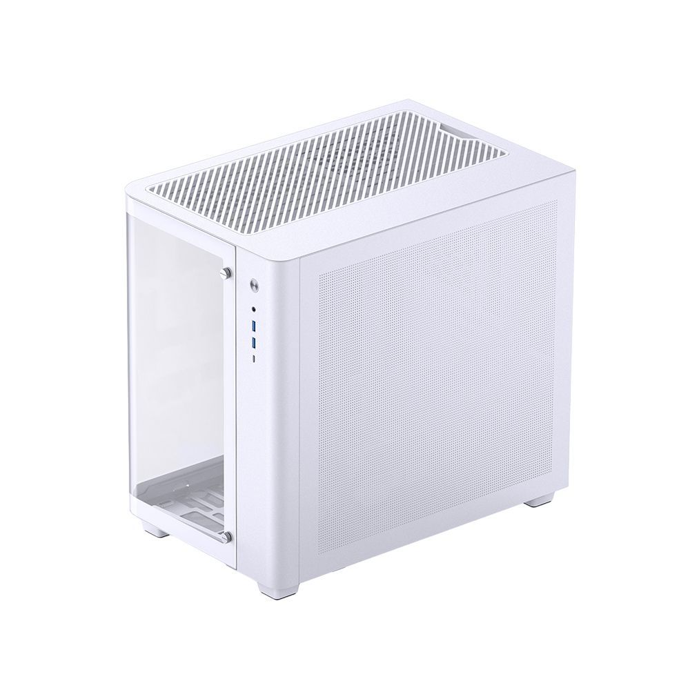 Корпус компьютерный Jonsbo TK-3 White, Micro-ATX, Mini-ITX, ATX, без блока питания, белый