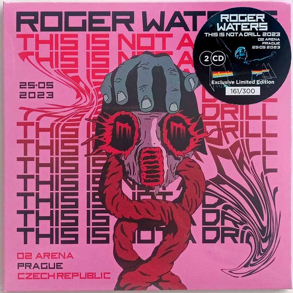 ROGER WATERS Live in Prague 2023 This Is Not a Drill Tour 2CD set (компакт диск)