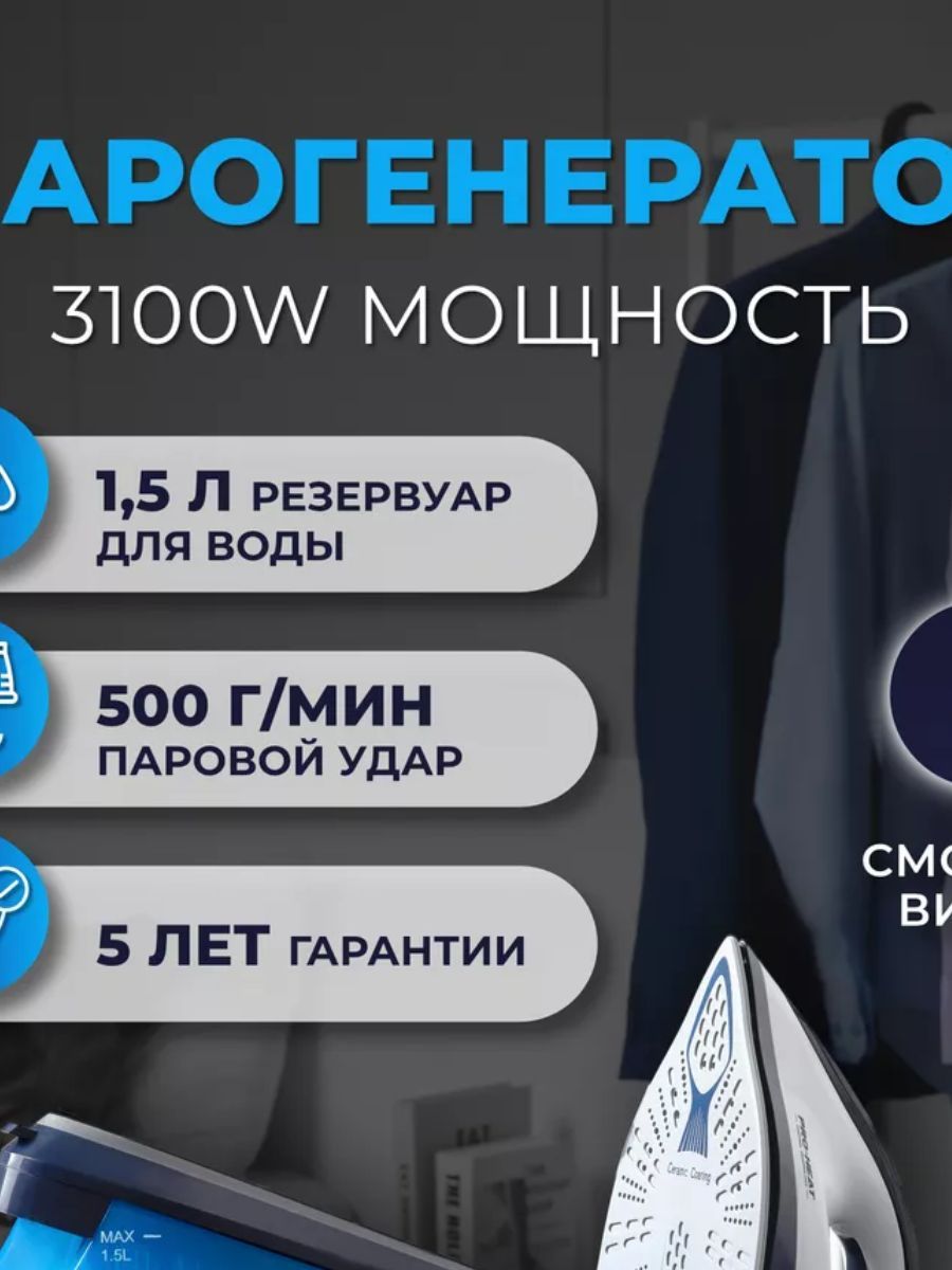 Парогенератор R1286_OM_invest, синий