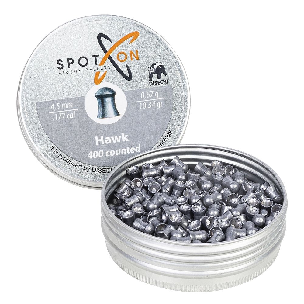 Пуля пневм. SPOTON Hawk 4,5 мм, 0,67 гр. (400 шт), 00247106